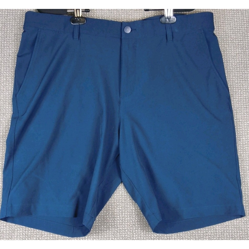 Adidas Ultimate365 Golf Shorts Flat Front Performance Tech Stretch Men's Teal